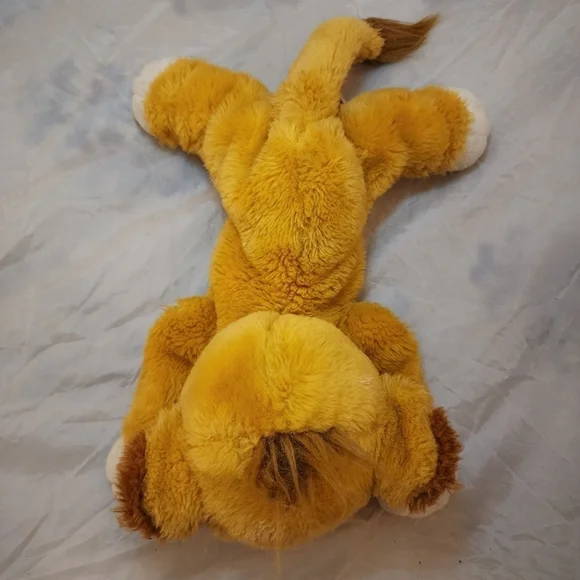 Vintage Mattel The Lion King Floppy Baby Simba 1993 Stuffed Animal Plush Toy EUC - Picture 3 of 10